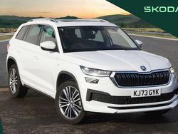 Moon white metallic Used 2024 Skoda Kodiaq LAURIN & KLEMENT SUV | £35,995 (A bit pricey)