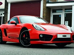Red Used 2014 Porsche Cayman Coupe | £34,990