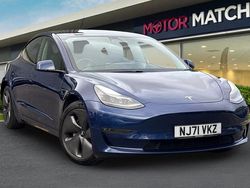 Blue Used 2021 Tesla Model 3 Long Range AWD Sedan | £16,880 (Fair price)
