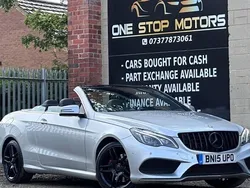 Silver Used 2015 Mercedes E250 AMG line Cabriolet | £8,995 (Super price)