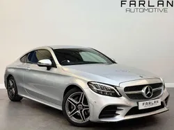 Silver Used 2019 Mercedes C200 AMG line Coupe | £17,450 (Fair price)