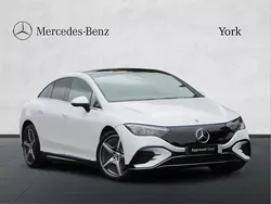 White Used 2023 Mercedes EQE300 AMG Line Premium Sedan | £37,495