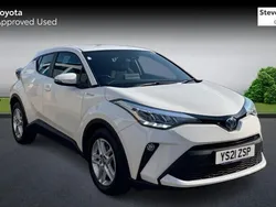White Used 2021 Toyota C-HR SUV | £16,785 (Fair price)