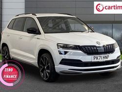 White Used 2021 Skoda Karoq SportLine SUV | £17,350 (Fair price)