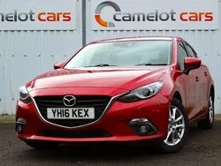 Red Used 2016 Mazda 3 Hatchback | £5,990 (Fair price)