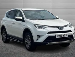 Pure white Used 2018 Toyota RAV4 Hybrid SUV | £16,750 (Super price)