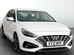 White Used 2021 Hyundai i30 Premium Hatchback | £12,799 (A bit pricey)