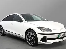 Serenity white Used 2024 Hyundai Ioniq 6 Ultimate Sedan | £30,222 (A bit pricey)