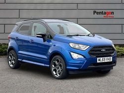 Lightning blue premium colour Used 2019 Ford Ecosport ST-Line SUV | £9,995 (Good price)