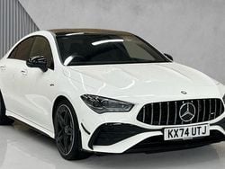 White Used 2024 Mercedes CLA35 AMG Premium Plus Coupe | £41,400 (Expensive)