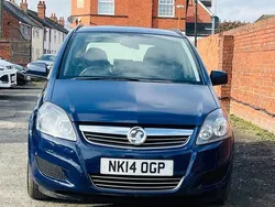 Blue Used 2014 Vauxhall Zafira MPV | £3,695 (Fair price)