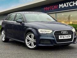 Blue Used 2017 Audi A3 Sportback S-Line Hatchback | £10,199 (Good price)