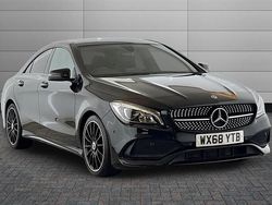 Cosmos black Used 2019 Mercedes CLA200 AMG line Sedan | £16,890 (Fair price)