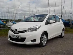 White Used 2012 Toyota Yaris Hatchback | £5,150 (Fair price)
