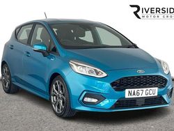 Ocean blue Used 2017 Ford Fiesta ST-Line Hatchback | £8,990 (Fair price)