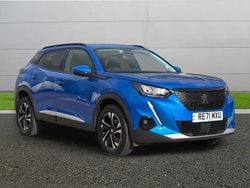Blue Used 2021 Peugeot 2008 Allure Premium SUV | £13,995 (Fair price)