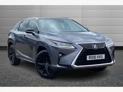 Grey Used 2018 Lexus RX450h Sport Line SUV | £22,999 (Fair price)