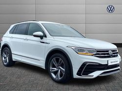 White Used 2023 VW Tiguan R-line Edition SUV | £27,590 (Fair price)