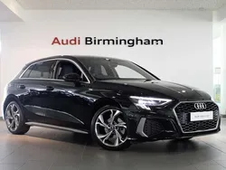 Mythos black metallic Used 2022 Audi A3 S-Line Hatchback | £24,500 (Fair price)
