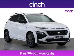 White Used 2021 Hyundai Kona N Line SUV | £15,219 (Fair price)