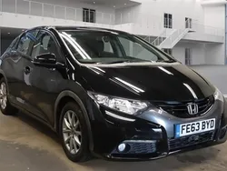 Black Used 2013 Honda Civic ES Hatchback | £5,850 (Fair price)