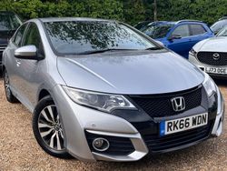 Silver Used 2016 Honda Civic SE Plus Hatchback | £6,990 (Fair price)