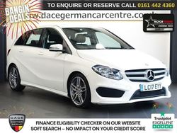 White Used 2017 Mercedes B180 AMG line MPV | £11,249 (Fair price)
