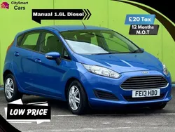 Blue Used 2013 Ford Fiesta Style Hatchback | £2,995 (Good price)