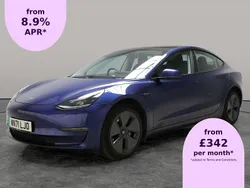 Blue Used 2021 Tesla Model 3 Long Range AWD Sedan | £21,333 (Expensive)