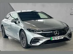 Silver Used 2022 Mercedes EQS450+ AMG Line Premium Plus Sedan | £51,880 (A bit pricey)