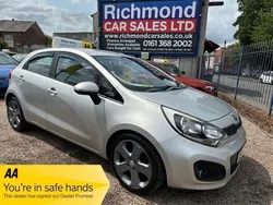 Silver Used 2014 Kia Rio 2 Hatchback | £3,395 (Good price)
