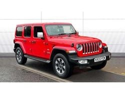 Red Used 2022 Jeep Wrangler Overland SUV | £37,606 (Good price)