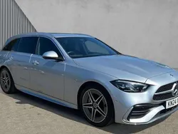 Silver Used 2024 Mercedes C200 AMG line Estate | £30,195 (Good price)