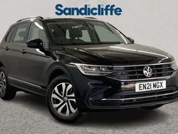 Black Used 2021 VW Tiguan Active SUV | £20,709 (Good price)