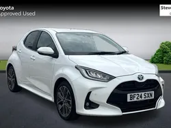 White Used 2024 Toyota Yaris Hybrid Hatchback | £22,133 (Expensive)