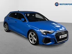 Blue Used 2021 Audi A3 S-Line Hatchback | £18,099 (Fair price)