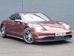 Red Used 2022 Porsche Taycan Sedan | £45,998 (Super price)