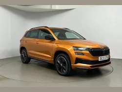 Orange Used 2022 Skoda Karoq SportLine SUV | £26,311 (Fair price)