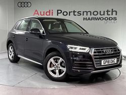 Blue Used 2018 Audi Q5 Sport SUV | £26,890 (Expensive)
