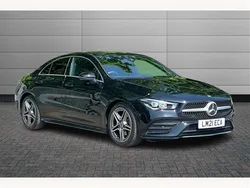 Cosmos black Used 2021 Mercedes CLA180 AMG line Sedan | £24,150 (Good price)