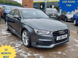 Grey Used 2016 Audi A3 S-Line Sedan | £9,495 (Good price)