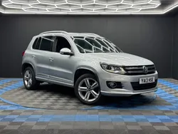 Silver Used 2013 VW Tiguan R-line SUV | £7,490 (Fair price)