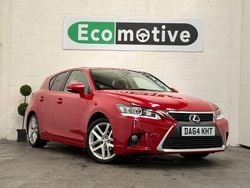 Red Used 2014 Lexus CT200h Hatchback | £8,995 (Fair price)