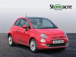 Red Used 2022 Fiat 500 Red Hatchback | £10,495 (Fair price)