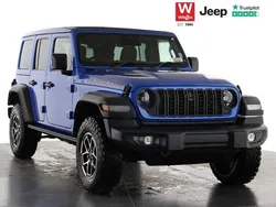 Blue New 2025 Jeep Wrangler Rubicon SUV | £55,499 (Fair price)