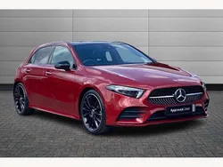 Red Used 2023 Mercedes A180 AMG Line Premium Plus Hatchback | £27,395 (Expensive)
