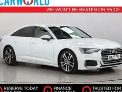 White Used 2023 Audi A6 S-Line Sedan | £25,713 (Super price)