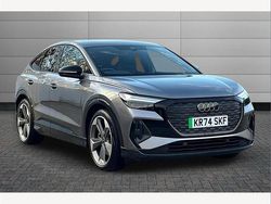 Grey Used 2024 Audi Q4 Sportback e-tron Black Edition SUV | £35,495 (Good price)