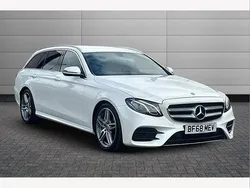 White Used 2018 Mercedes E220 AMG line Estate | £16,642 (Good price)