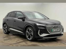 Black Used 2022 Audi Q4 e-tron S-Line SUV | £28,500 (A bit pricey)